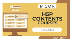 OEA1101P-H5P Test Course-Progression