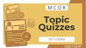 OEA1103P-Test of all Academy Quizzes