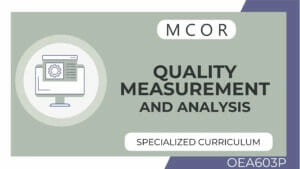 OEA603P-Quality Measurement and Analysis