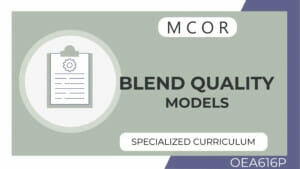 OEA616P-Blend Quality Models