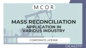 OEA637P-Mass Reconciliation Applications in Various Industries-Corporate License