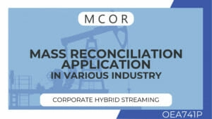 OEA741P-Mass Reconciliation Applications in Various Industries-Hybrid Streaming Corporate License