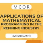OEA760C-Applications of Mathematical Programming in the Refining Industry-Live Streaming Individual